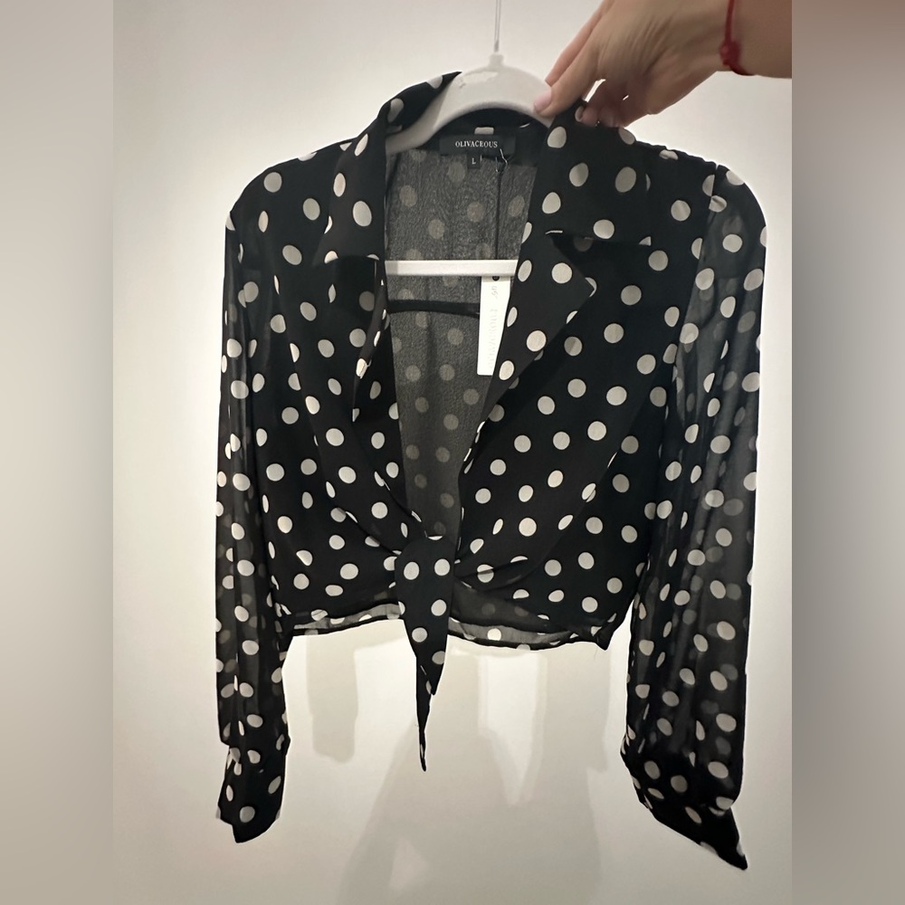 Oliviaceous blouse